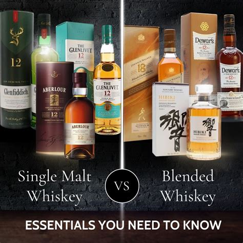 single malts vs blends